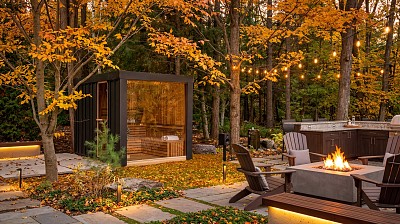 outdoor neptune sauna clear cedar lifestyle
