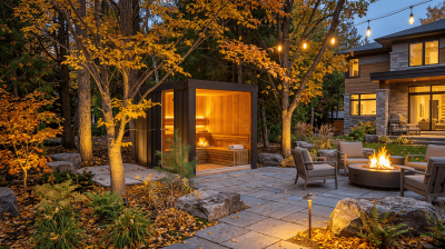 outdoor neptune sauna knotty cedar lifestyle