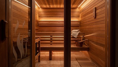 sauna overhead kit lifestyle