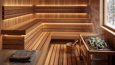 sauna kit interior heater lifestyle