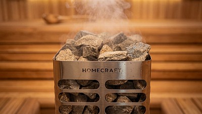 sauna homecraft heater installed