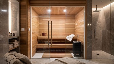 indoor prefab sauna lifestyle