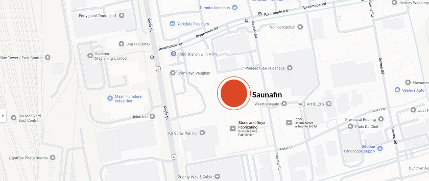 Saunafin map
